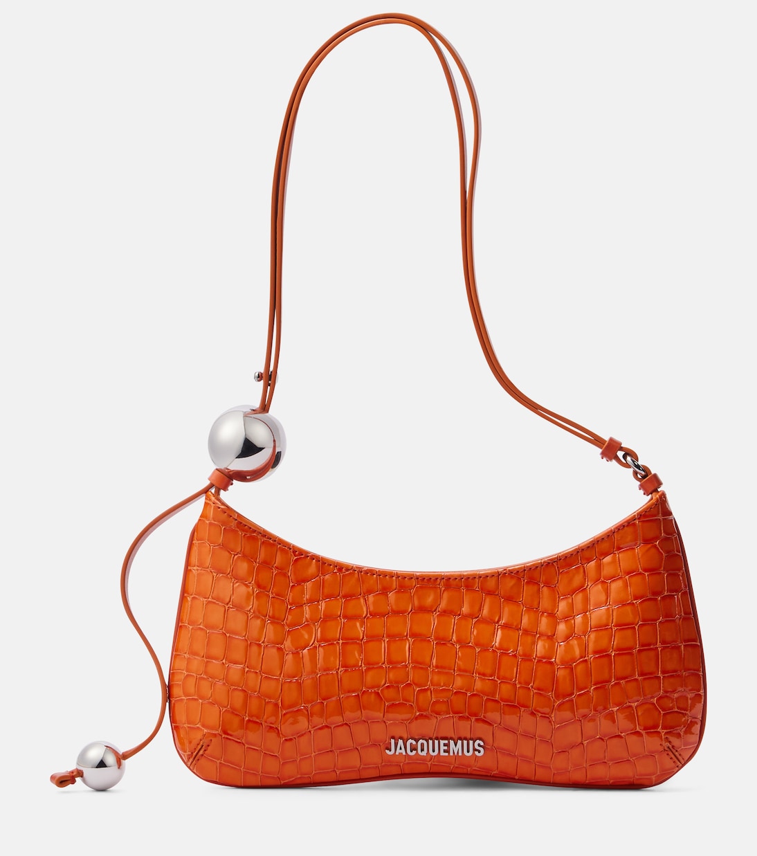 Сумка через плечо Bisou Perle из кожи Jacquemus, оранжевый
Сумка через плечо Bisou Perle из кожи Jacquemus, оранжевый