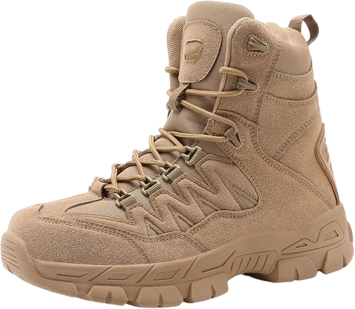 Мужские походные ботинки из микрофибры и кожи, водонепроницаемые, для пустыни, боевых и тренировочных задач, высокие ботинки на голенище с поддержкой для увеличения роста Alloaone, бежевый
Мужские походные ботинки из микрофибры и кожи, водонепроницаемые, для пустыни, боевых и тренировочных задач, высокие ботинки на голенище с поддержкой для увеличения роста Alloaone, бежевый