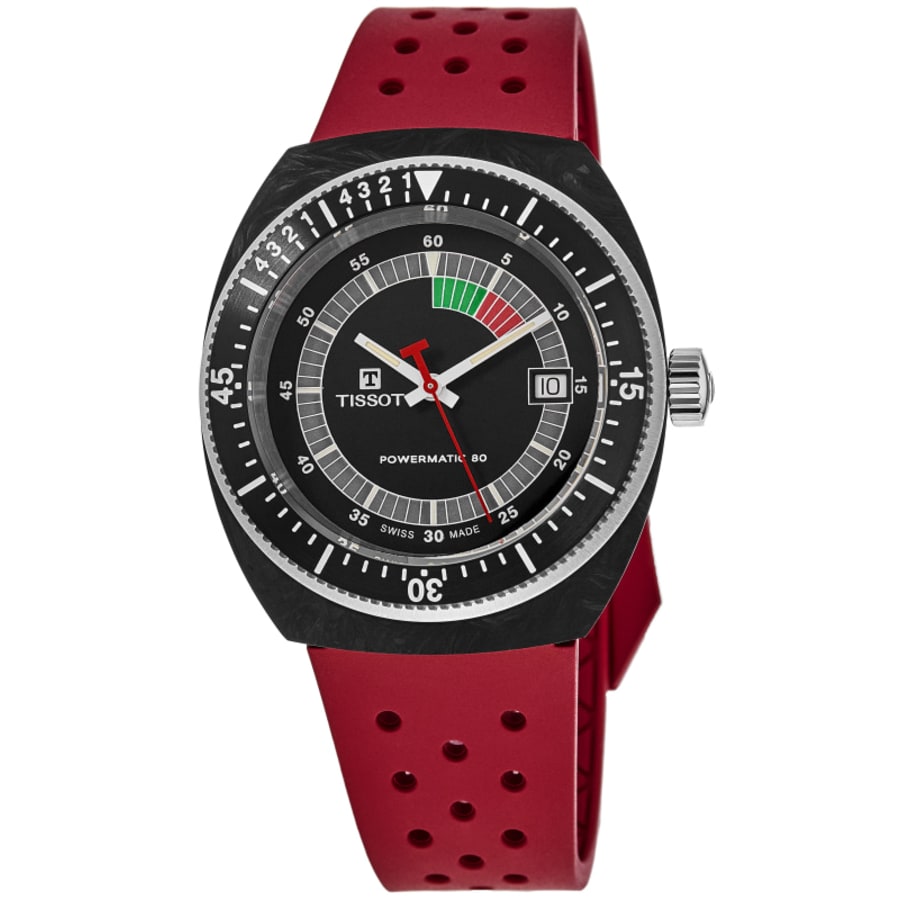 Мужские часы Tissot Sideral S Powermatic 80 с черным циферблатом и красным каучуковым ремешком T145.407.97.057.02
Мужские часы Tissot Sideral S Powermatic 80 с черным циферблатом и красным каучуковым ремешком T145.407.97.057.02