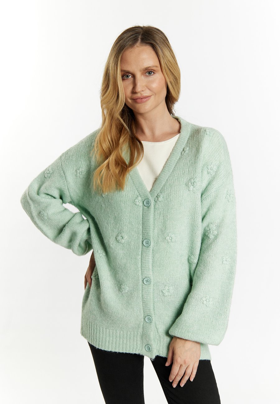 Кардиган usha Cardigan, Mintgrün Melange/Green
Кардиган usha Cardigan, Mintgrün Melange/Green