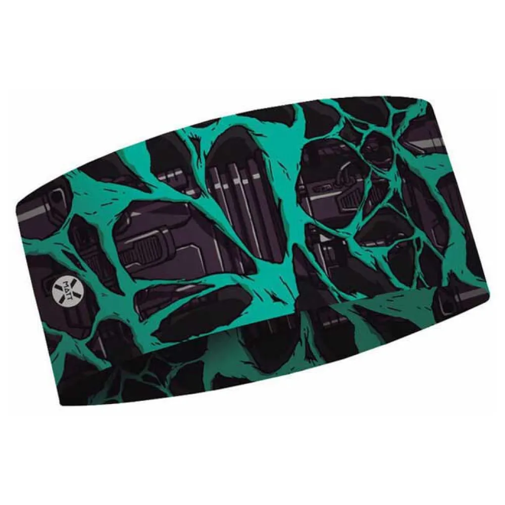 Повязка на голову Matt One Layer, зеленый 
Повязка на голову Matt One Layer, зеленый