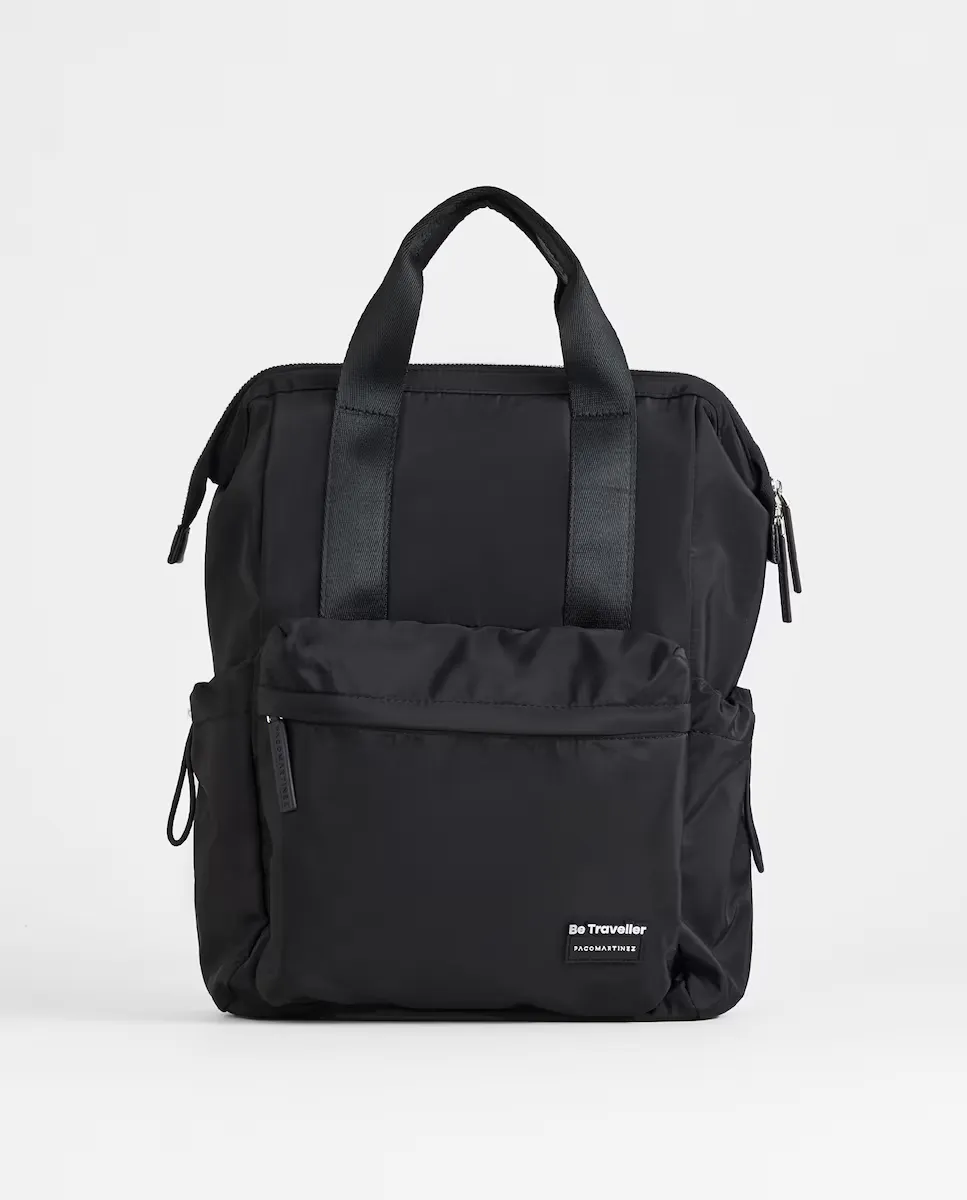 Женский черный нейлоновый рюкзак для ноутбука PACOMARTINEZ 
Женский черный нейлоновый рюкзак для ноутбука PACOMARTINEZ
