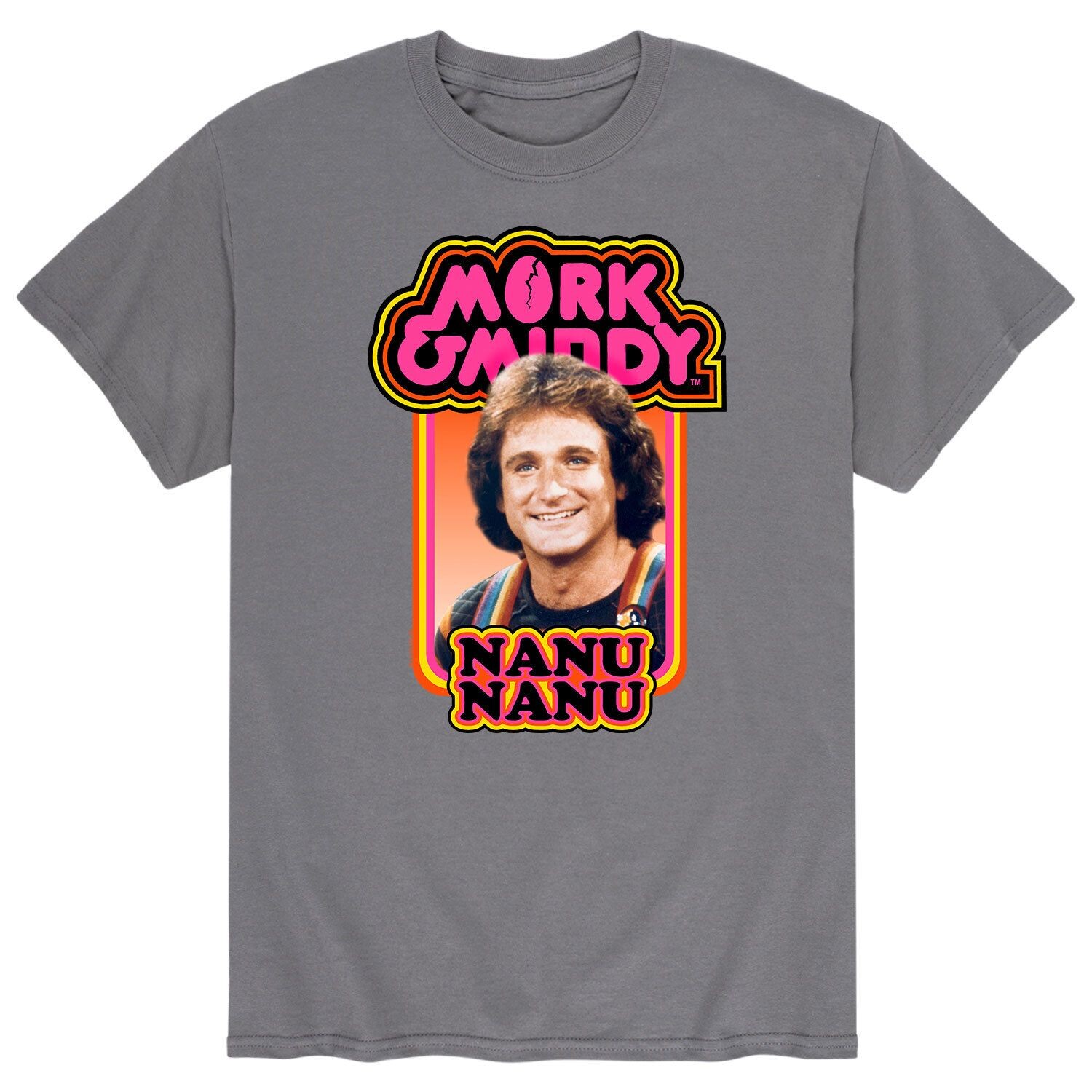 Мужская футболка Mork & Mindy "Nanu Nanu" Licensed Character
Мужская футболка Mork & Mindy "Nanu Nanu" Licensed Character