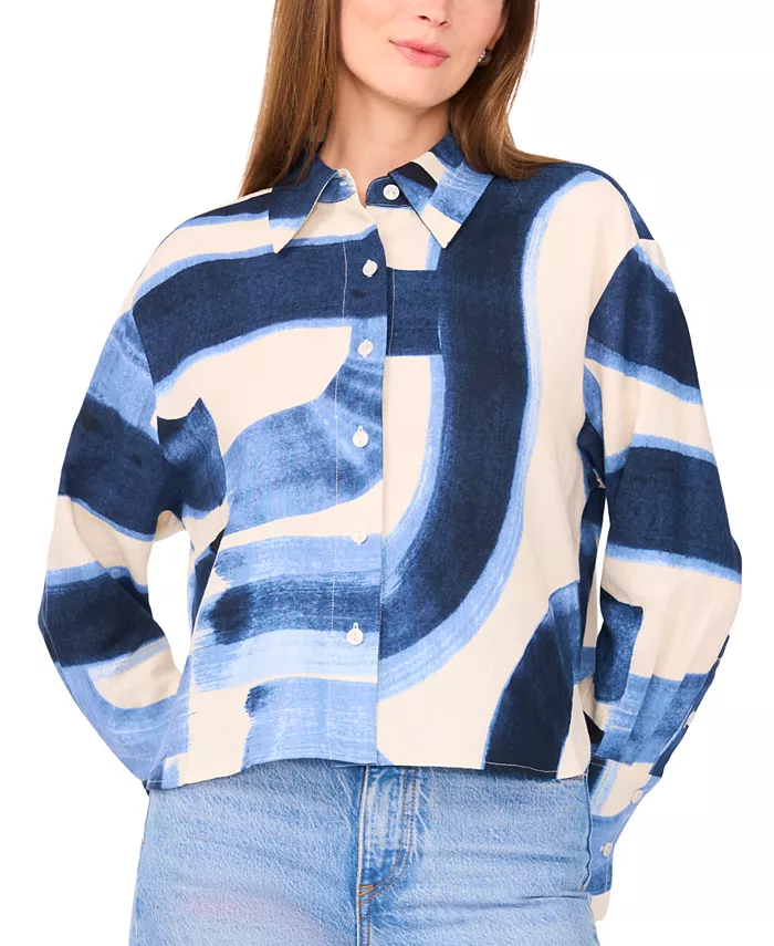 Женская рубашка с принтом «The Jay» с воротником и пуговицами спереди Parker, синий
Женская рубашка с принтом «The Jay» с воротником и пуговицами спереди Parker, синий