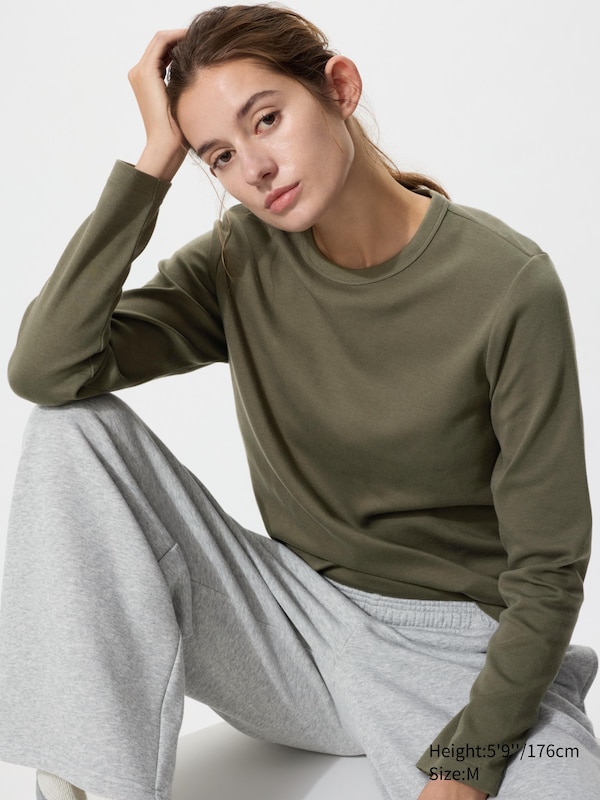 Гладкая эластичная хлопковая футболка с длинным рукавом Uniqlo, 58 dark green, Зеленый, Гладкая эластичная хлопковая футболка с длинным рукавом Uniqlo, 58 dark green
Гладкая эластичная хлопковая футболка с длинным рукавом Uniqlo, 58 dark green, Зеленый, Гладкая эластичная хлопковая футболка с длинным рукавом Uniqlo, 58 dark green