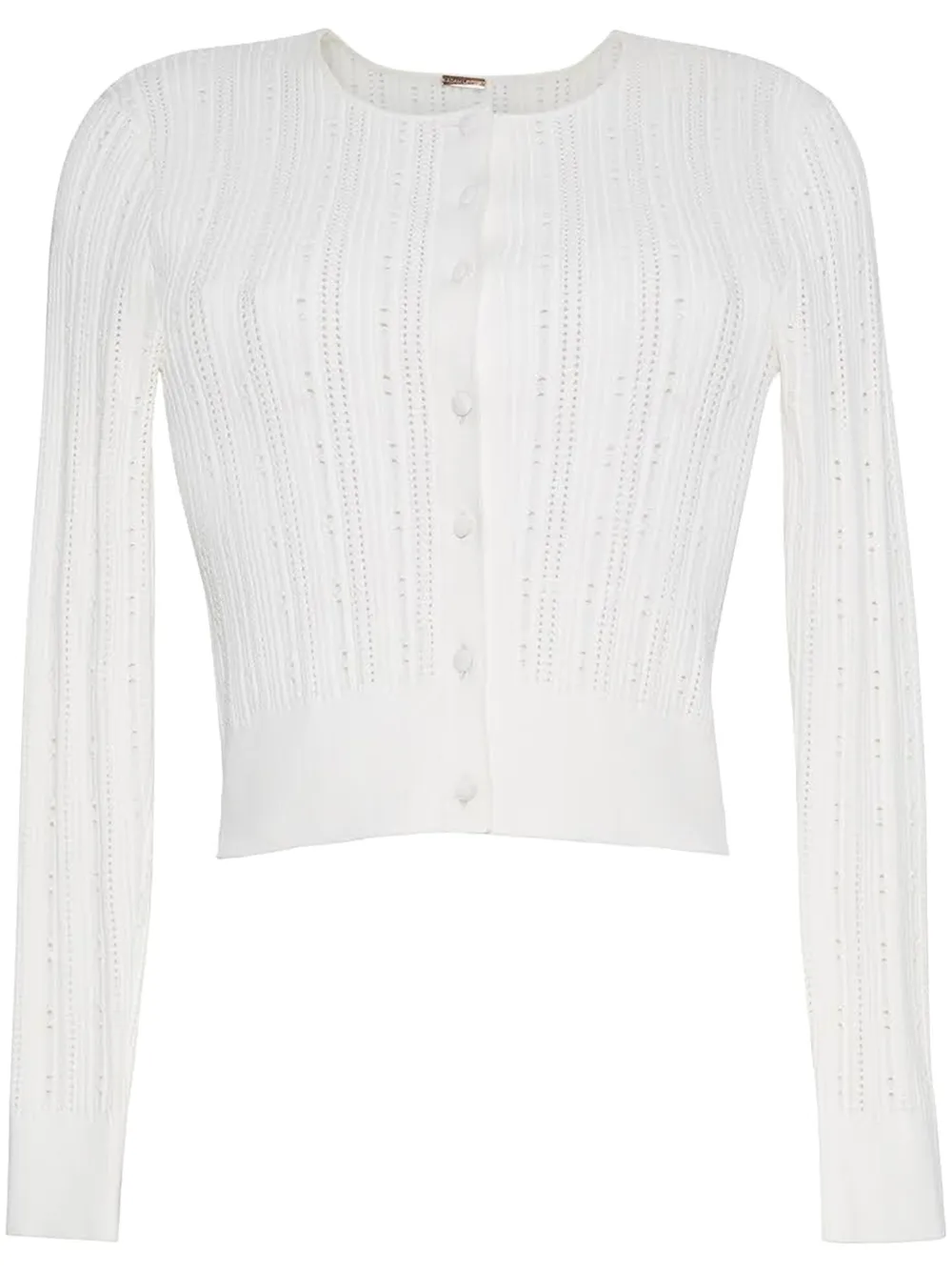 Ажурный кардиган Faye Adam Lippes, белый 
Ажурный кардиган Faye Adam Lippes, белый