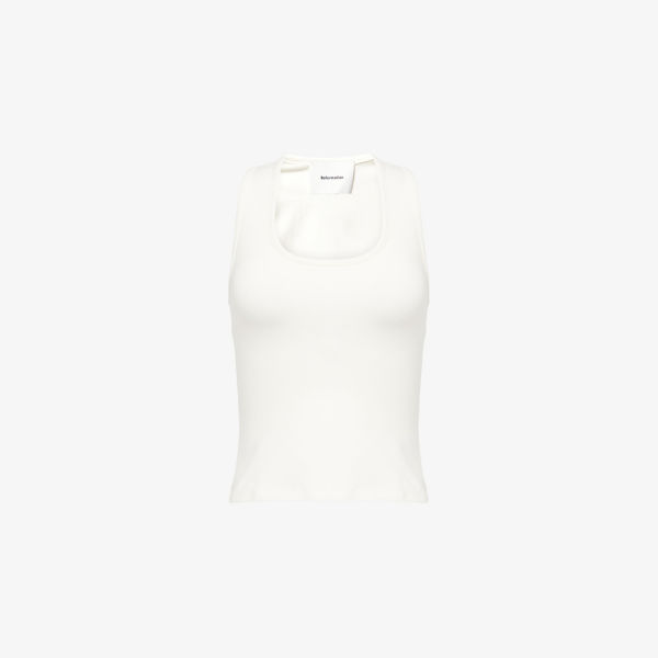 Топ-майка Reformation Архи хлопковый трикотажный, белый
Топ-майка Reformation Архи хлопковый трикотажный, белый