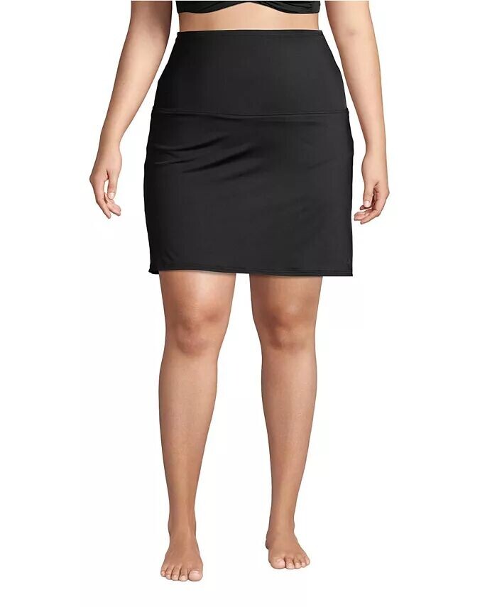 Купальная юбка с высокой талией Plus Size Tummy Control, плавки, плавки Lands' End, черный
Купальная юбка с высокой талией Plus Size Tummy Control, плавки, плавки Lands' End, черный