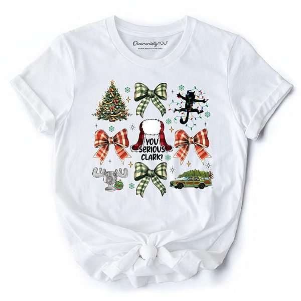 Футболка You serious Clark, ретро с принтом из семейного рождественского отпуска Гризвольдов Ornamentallyyou, White
Футболка You serious Clark, ретро с принтом из семейного рождественского отпуска Гризвольдов Ornamentallyyou, White