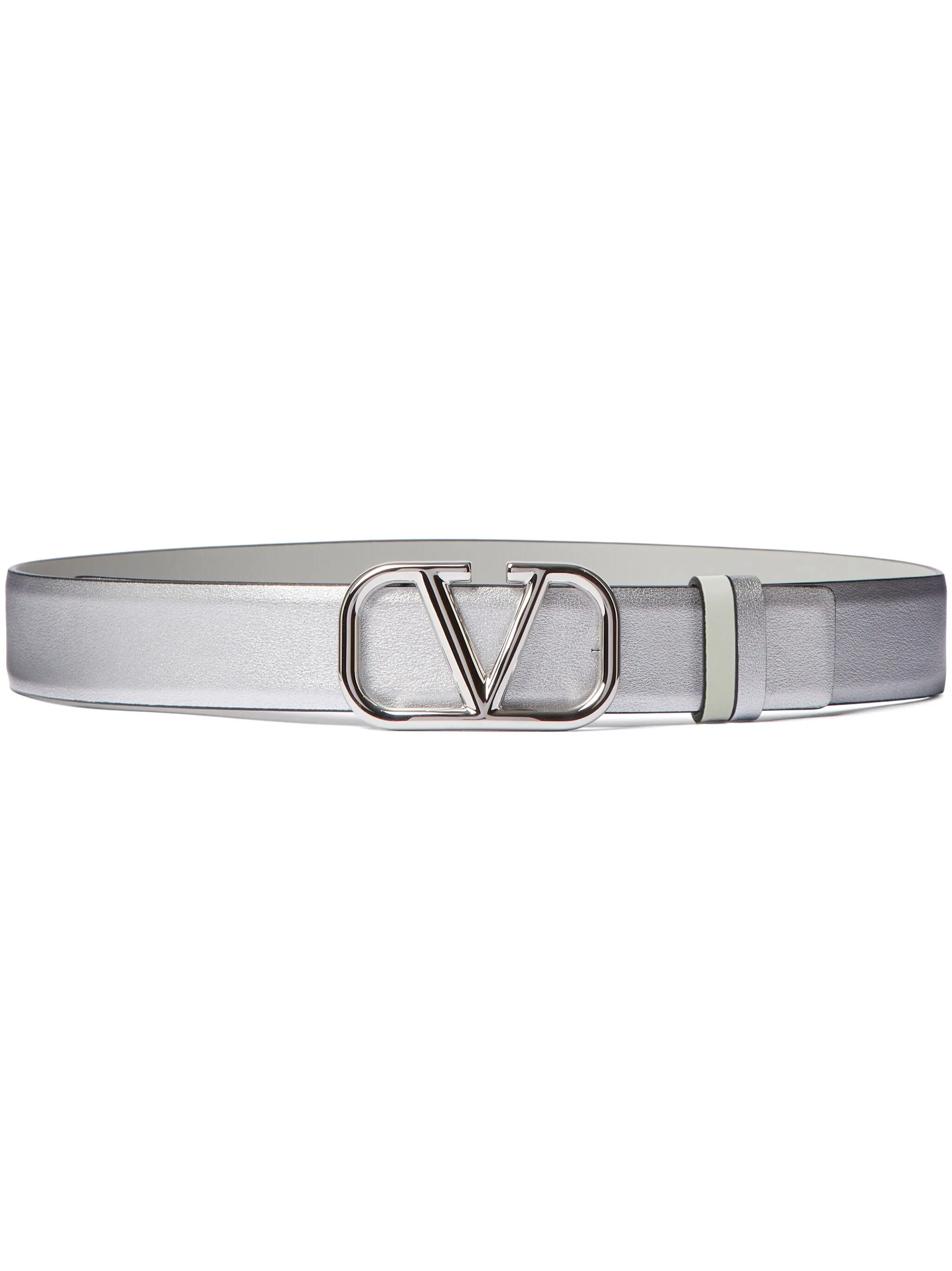 Двусторонний ремень с логотипом VLogo Signature Valentino Garavani, серебристый
Двусторонний ремень с логотипом VLogo Signature Valentino Garavani, серебристый