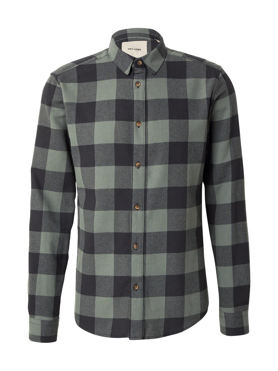 Рубашка Slim Fit на пуговицах Only & Sons ONSGudmund, зеленый/черный
Рубашка Slim Fit на пуговицах Only & Sons ONSGudmund, зеленый/черный
