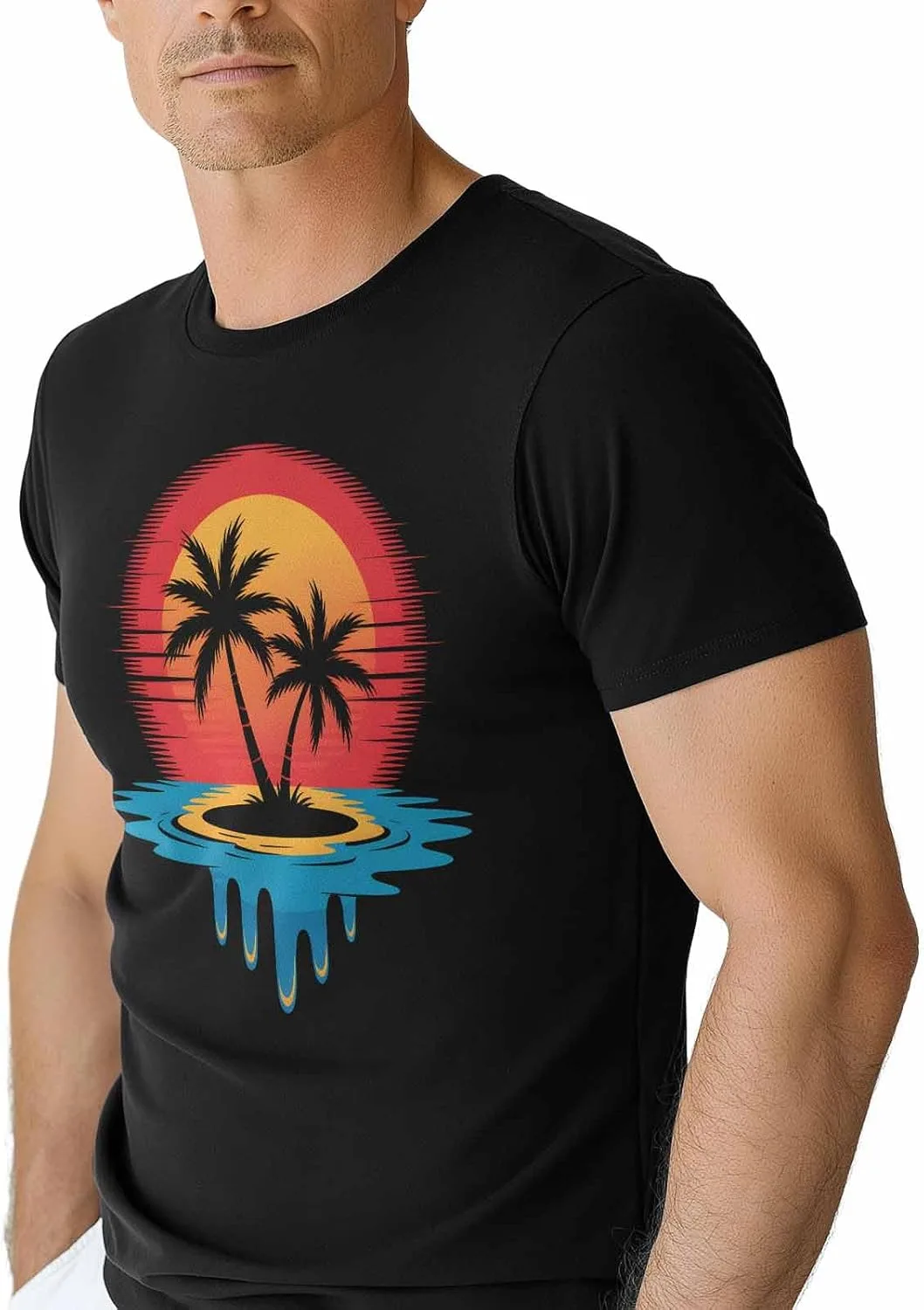 Футболка для мужчин Beach Sunset Coconut Tree, короткий рукав, принт NITBANLA
Футболка для мужчин Beach Sunset Coconut Tree, короткий рукав, принт NITBANLA