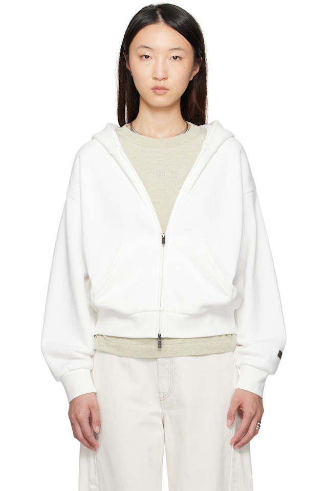 Классическая толстовка на молнии Fear Of God Essentials, белый
Классическая толстовка на молнии Fear Of God Essentials, белый