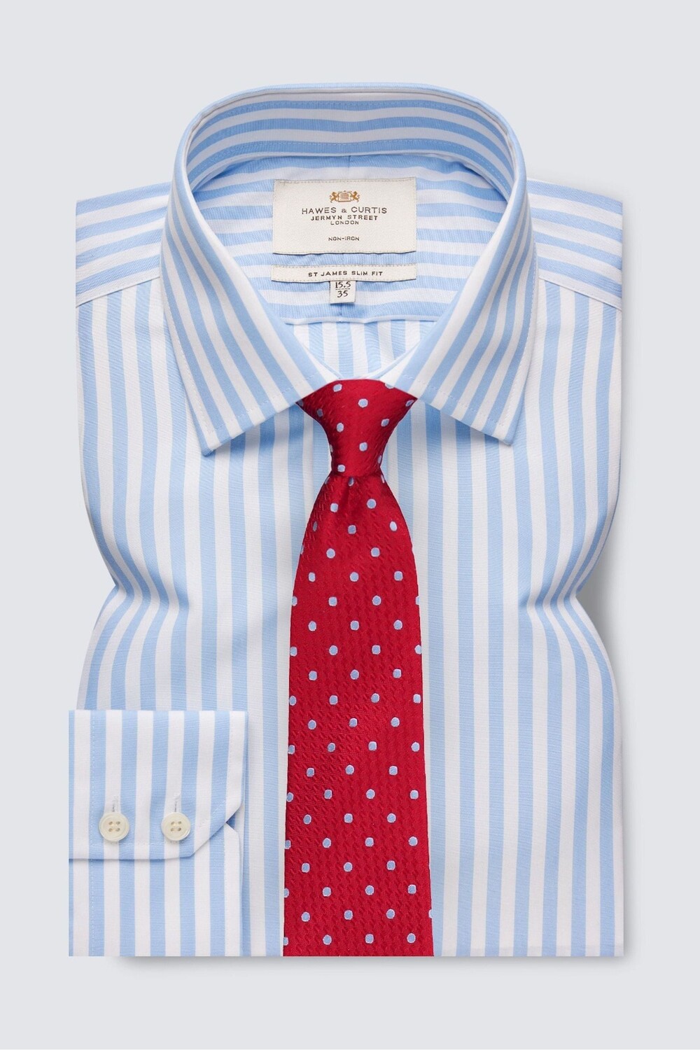 Рубашка в смелую полоску Hawes & Curtis, синий
Рубашка в смелую полоску Hawes & Curtis, синий