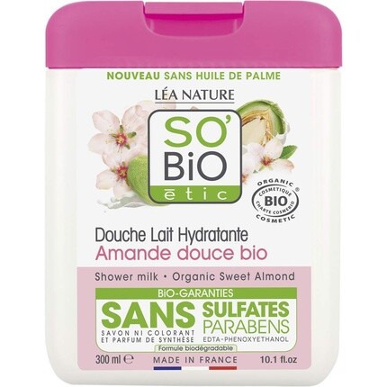 So Bio Etic Крем для душа с органическим медом, органическим миндалем и алоэ вера 300 мл, So Bio Etic 
So Bio Etic Крем для душа с органическим медом, органическим миндалем и алоэ вера 300 мл, So Bio Etic