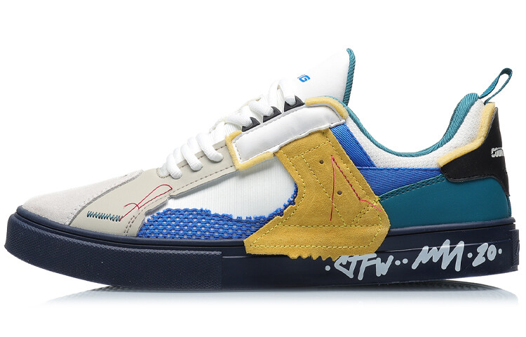 CF Скейтбординг Кроссовки Мужские Низкие Белый/Королевский/Желтый Lining 
CF Скейтбординг Кроссовки Мужские Низкие Белый/Королевский/Желтый Lining