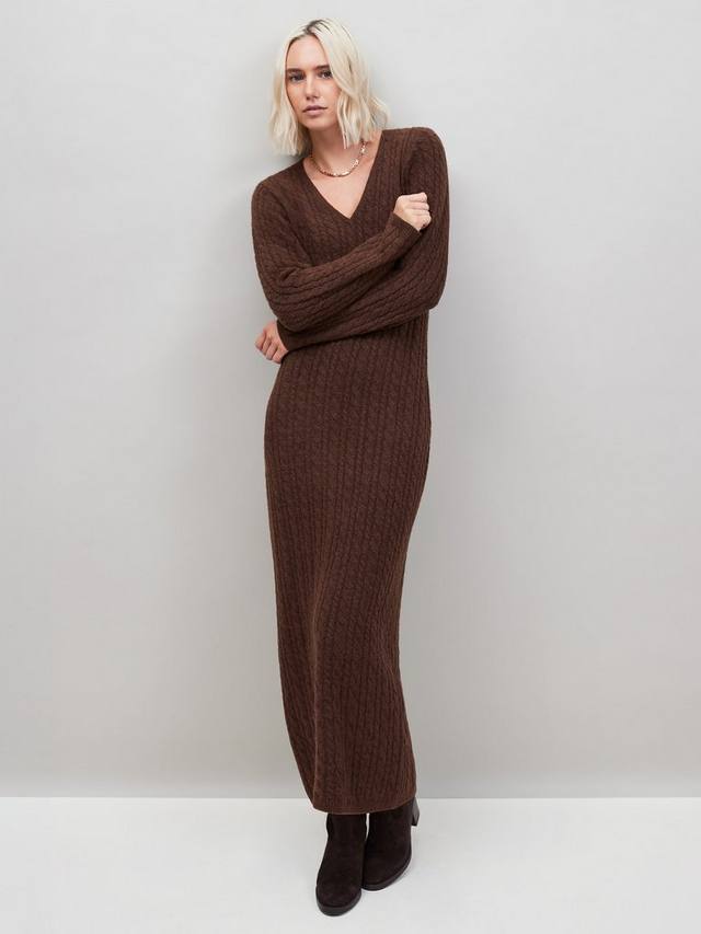 Вязаное платье-джемпер Ro&Zo, Brown
Вязаное платье-джемпер Ro&Zo, Brown