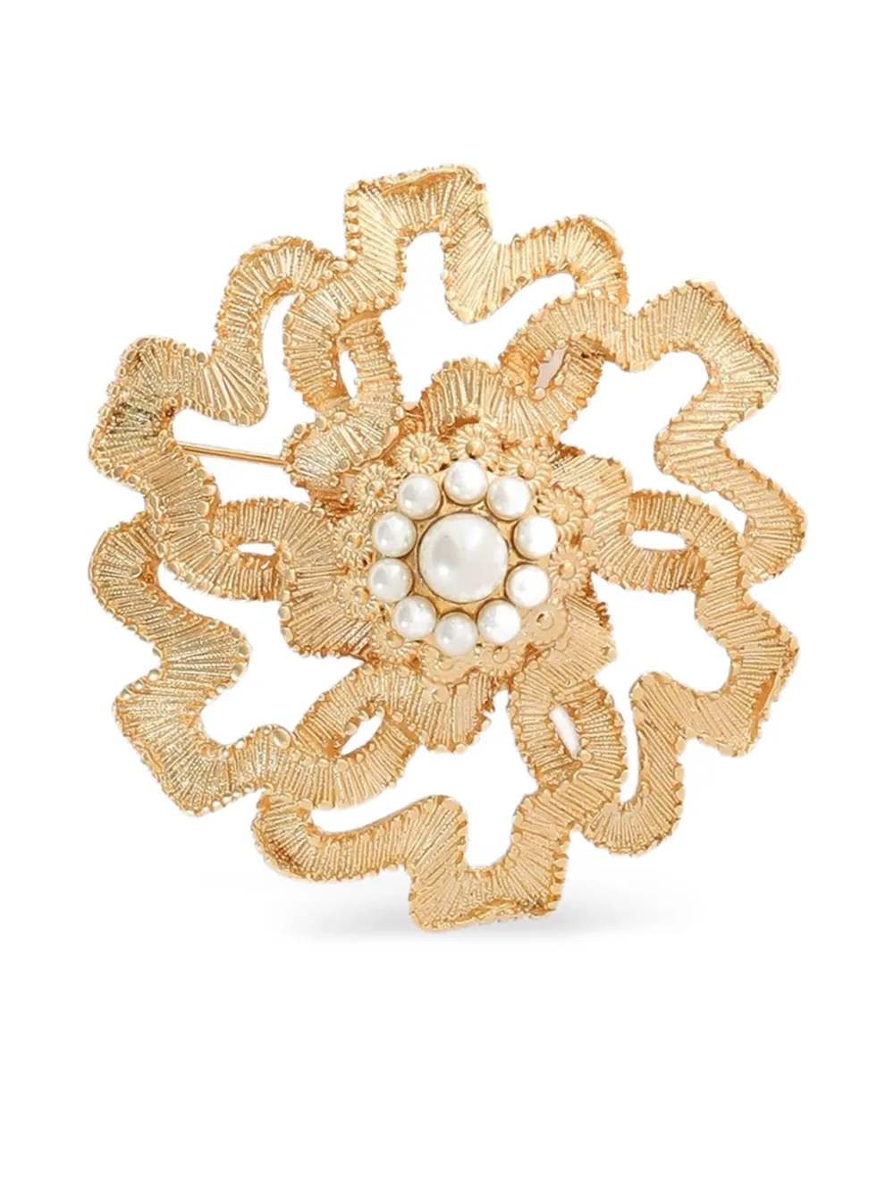 Брошь с цветочным декором DOLCE & GABBANA, золотой
Брошь с цветочным декором DOLCE & GABBANA, золотой
