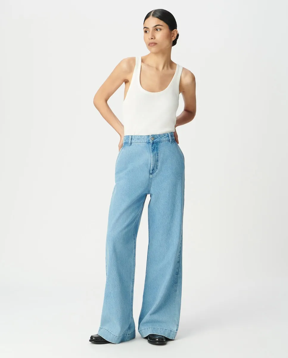 Женские джинсы-вайдеры с боковыми карманами Ikks, бирюзовый
Женские джинсы-вайдеры с боковыми карманами Ikks, бирюзовый