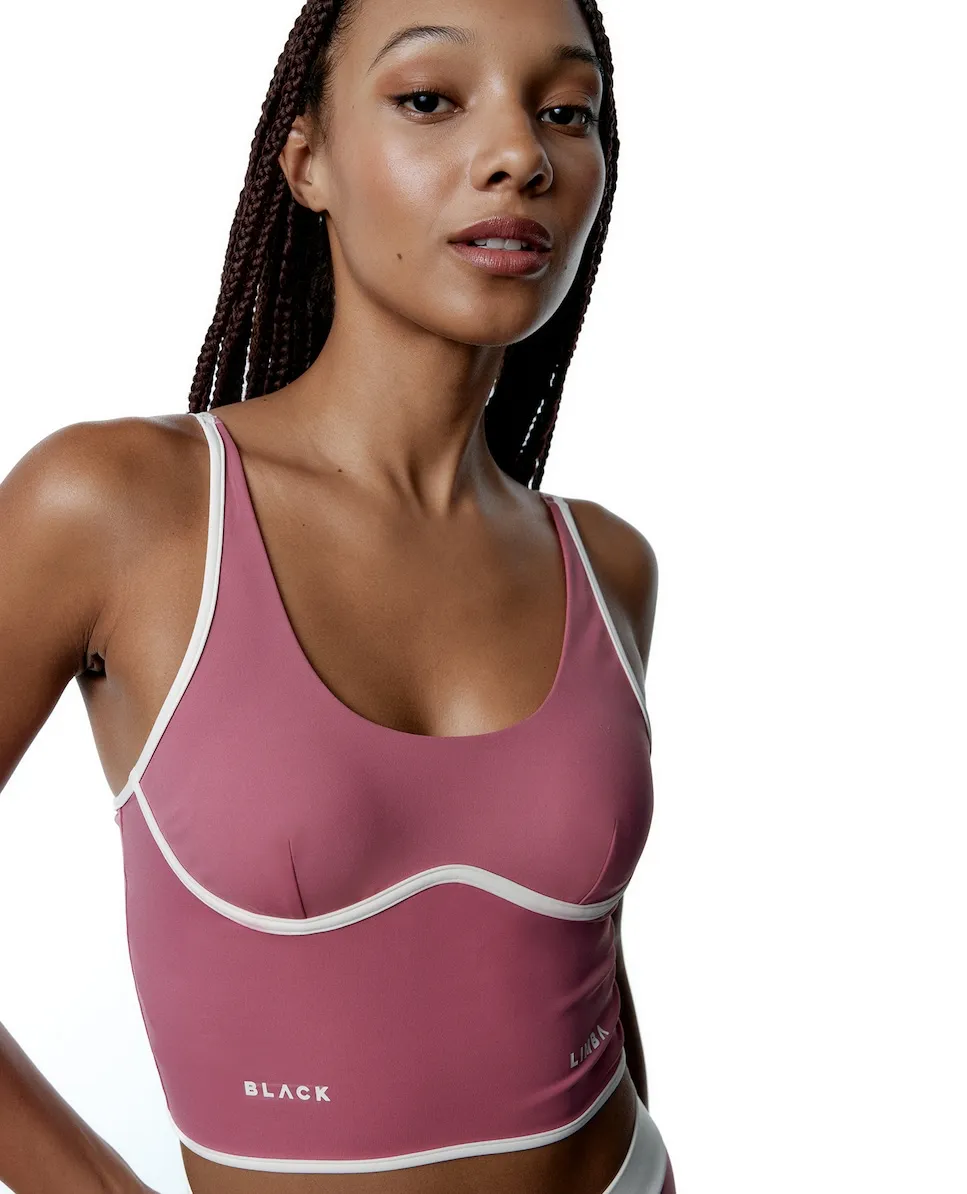 Спортивный бюстгальтер с открытой спиной и средней поддержкой Black Limba, розовый
Спортивный бюстгальтер с открытой спиной и средней поддержкой Black Limba, розовый