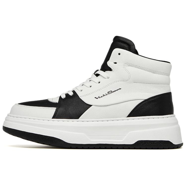 Высокие кожаные скейтерские кроссовки VICKI BROWN, бело-коричневые
Высокие кожаные скейтерские кроссовки VICKI BROWN, бело-коричневые