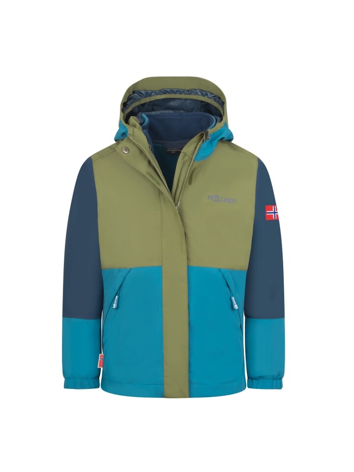 Куртка Trollkids 3, цвет pine green
Куртка Trollkids 3, цвет pine green