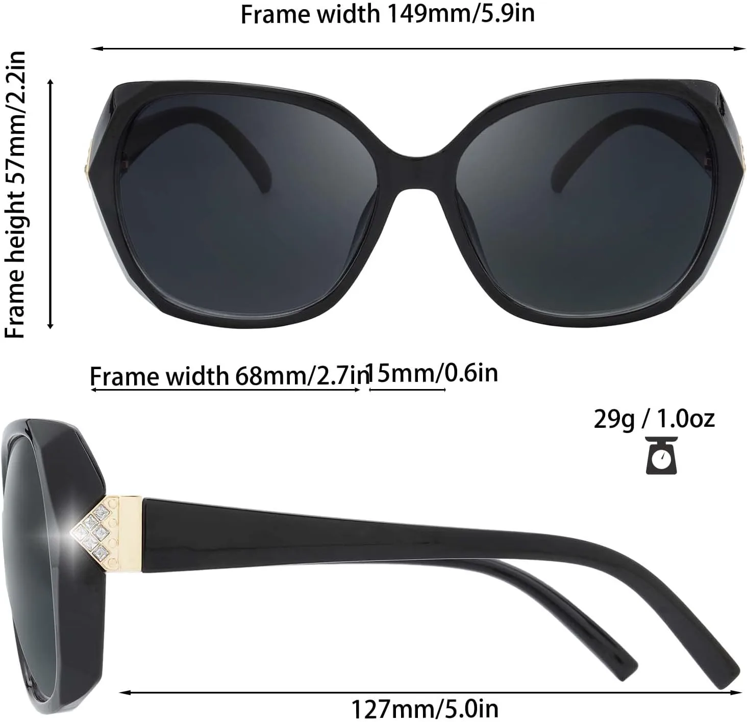 Женские солнцезащитные очки The Fresh Jackie O в стиле «кошачий глаз» с квадратными линзами и эффектом «бабочки» — в изысканной упаковке, 7327pol01 Black
Женские солнцезащитные очки The Fresh Jackie O в стиле «кошачий глаз» с квадратными линзами и эффектом «бабочки» — в изысканной упаковке, 7327pol01 Black