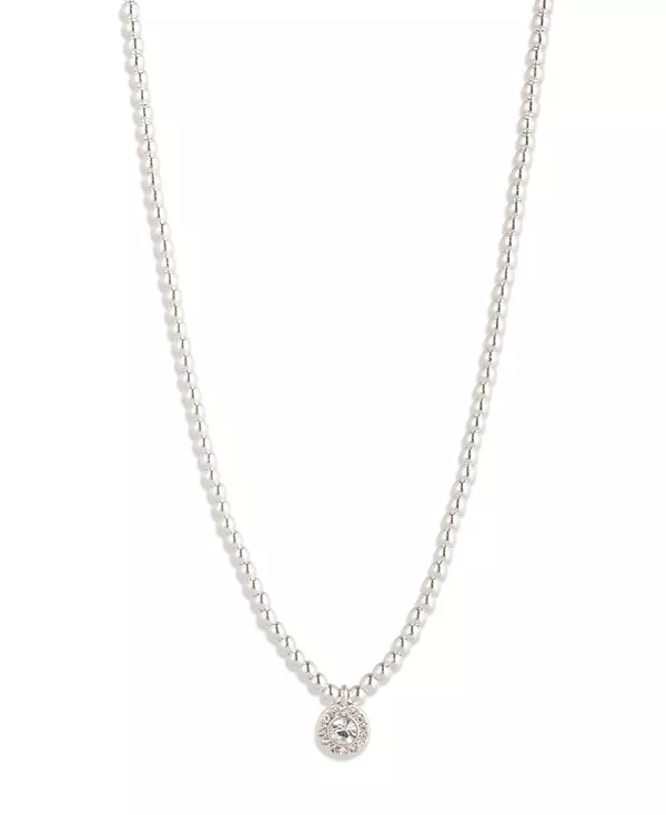 Ожерелье с подвеской из стеклянных хрустальных бусин и камнями Lauren Ralph Lauren, silver
Ожерелье с подвеской из стеклянных хрустальных бусин и камнями Lauren Ralph Lauren, silver