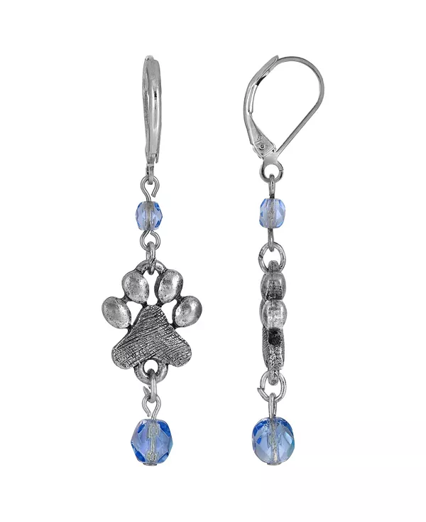 Серьги-Подвески с отпечатками лап 2028, blue
Серьги-Подвески с отпечатками лап 2028, blue