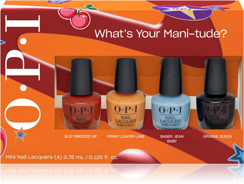 Подарочный набор лаков для ногтей Mani-tude Opi, 4× 3,75 мл
Подарочный набор лаков для ногтей Mani-tude Opi, 4× 3,75 мл