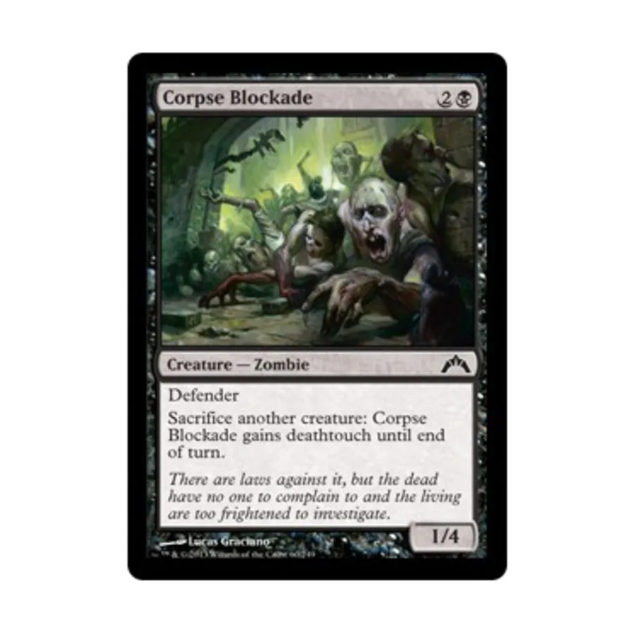 CCG Трупная блокада (C) (фольга), MTG - Gatecrash
CCG Трупная блокада (C) (фольга), MTG - Gatecrash