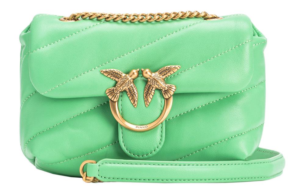 Baby LovePuff Сумка через плечо из овчины, женская сумка через плечо светло-зеленая PINKO
Baby LovePuff Сумка через плечо из овчины, женская сумка через плечо светло-зеленая PINKO