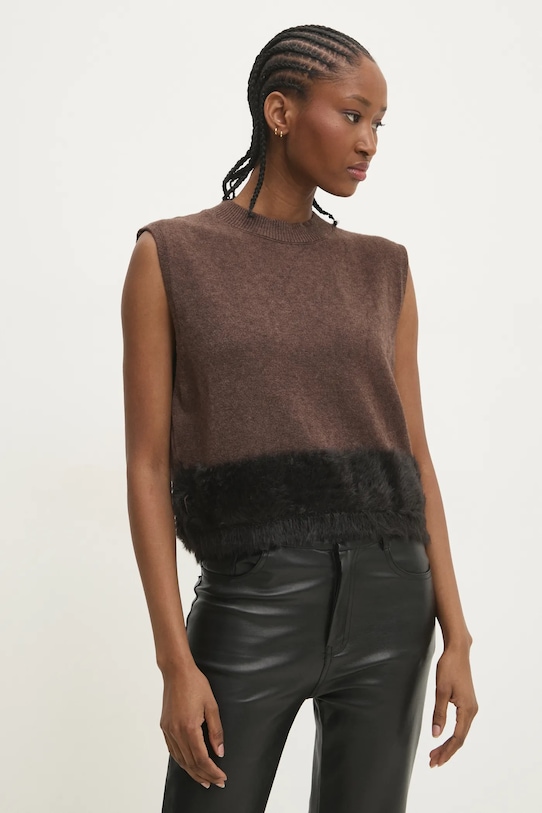 Жилет с шерстью Answear.Lab, коричневый
Жилет с шерстью Answear.Lab, коричневый