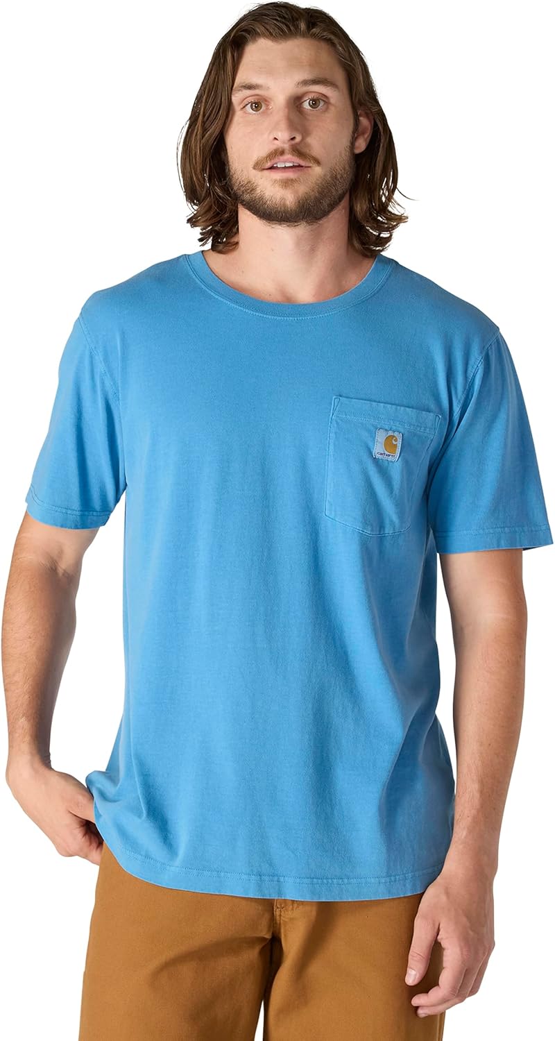 Carhartt мужская футболка с карманом, Relaxed Fit, легкая, окрашенная в готовом виде, короткий рукав, Horizon Blue, S, Синий, Carhartt мужская футболка с карманом, Relaxed Fit, легкая, окрашенная в готовом виде, короткий рукав, Horizon Blue, S
Carhartt мужская футболка с карманом, Relaxed Fit, легкая, окрашенная в готовом виде, короткий рукав, Horizon Blue, S, Синий, Carhartt мужская футболка с карманом, Relaxed Fit, легкая, окрашенная в готовом виде, короткий рукав, Horizon Blue, S