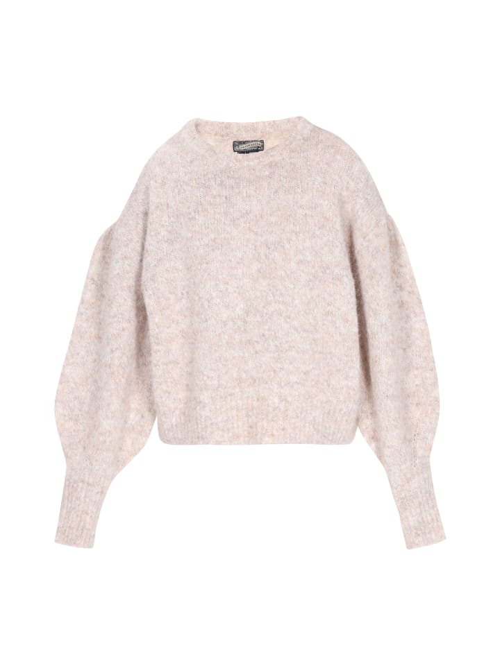 DreiMaster Женский свитер бежевого меланжевого цвета
DreiMaster Женский свитер бежевого меланжевого цвета