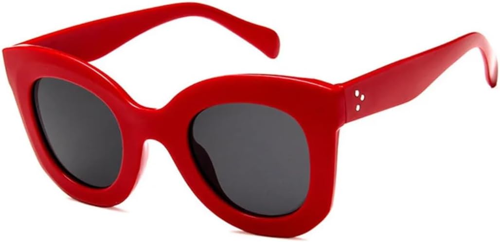 Солнцезащитные очки с защитой от УФ-излучения UV400 | Увеличенные линзы «кошачий глаз» разных цветов | Для женщин и мужчин, для занятий спортом на открытом воздухе и вождения DSVIGF, Red-black
Солнцезащитные очки с защитой от УФ-излучения UV400 | Увеличенные линзы «кошачий глаз» разных цветов | Для женщин и мужчин, для занятий спортом на открытом воздухе и вождения DSVIGF, Red-black