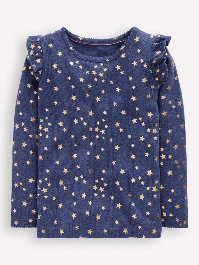Детская футболка с рукавами-фонариками и звездным принтом Mini Boden, Navy
Детская футболка с рукавами-фонариками и звездным принтом Mini Boden, Navy