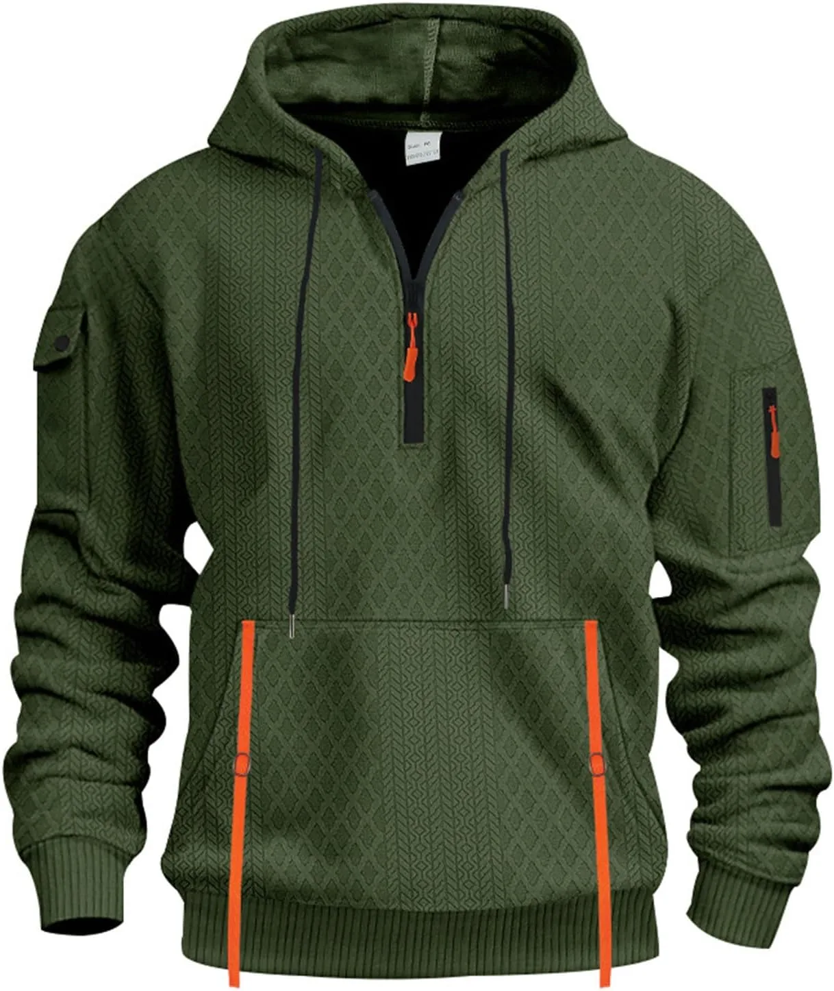 Мужская худи на молнии с карманом
Мужская худи на молнии с карманом