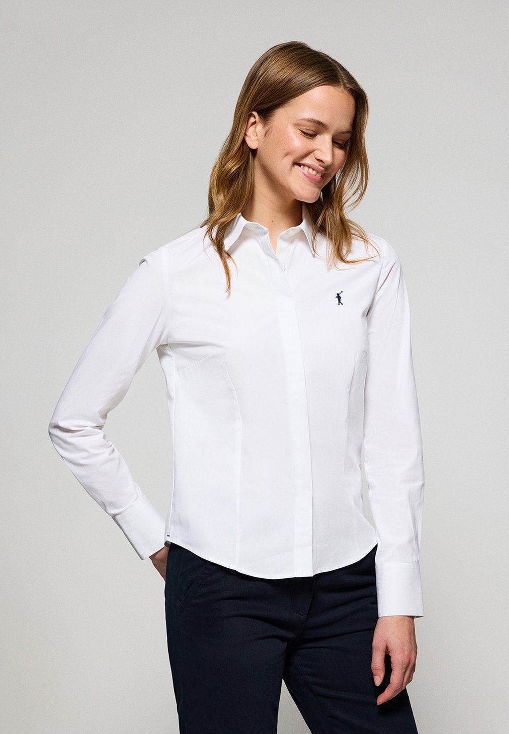 Блузка на пуговицах Polo Club, белый
Блузка на пуговицах Polo Club, белый