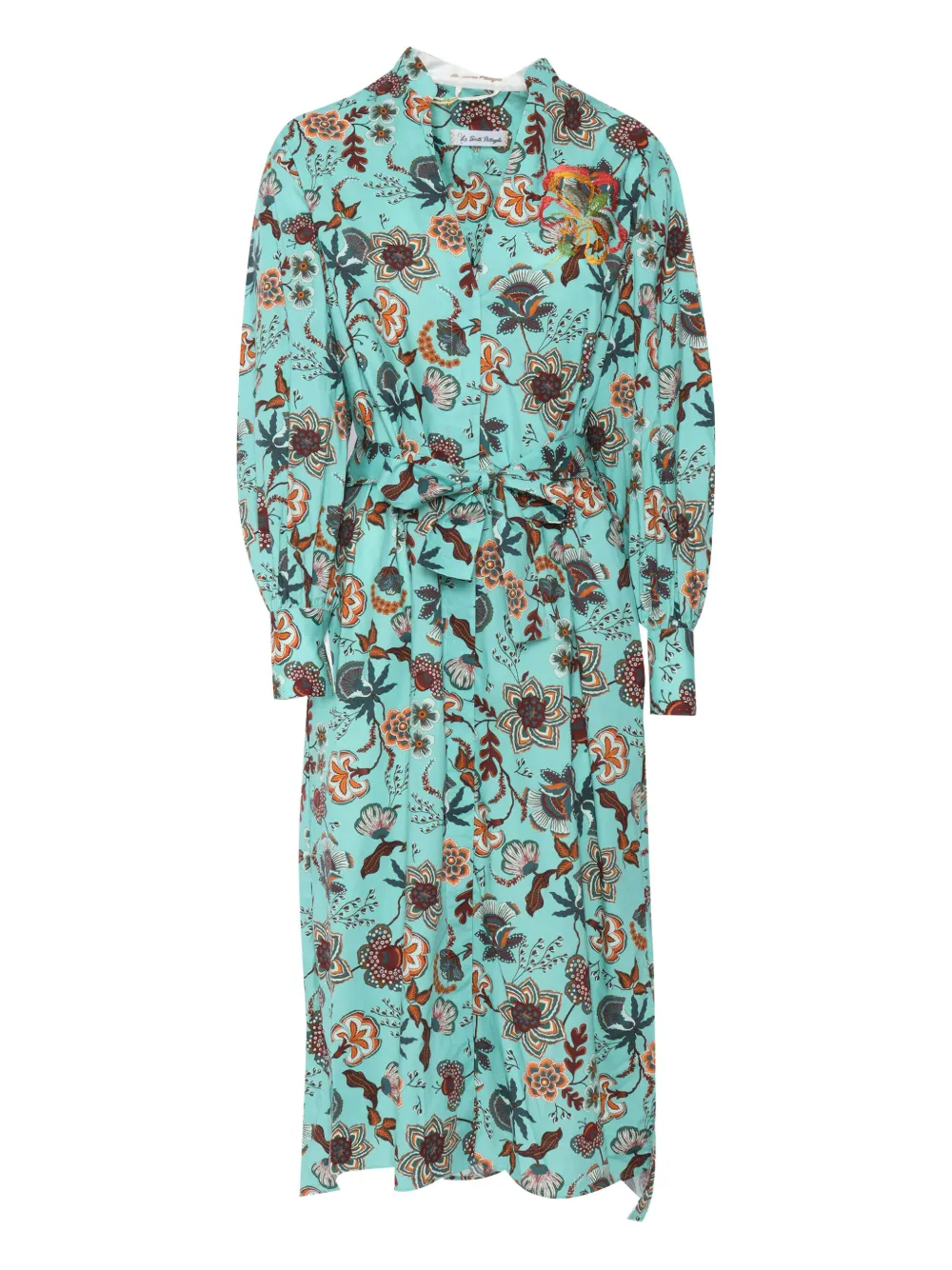 Платье с поясом и цветочным принтом Le Sarte Pettegole, зеленый
Платье с поясом и цветочным принтом Le Sarte Pettegole, зеленый