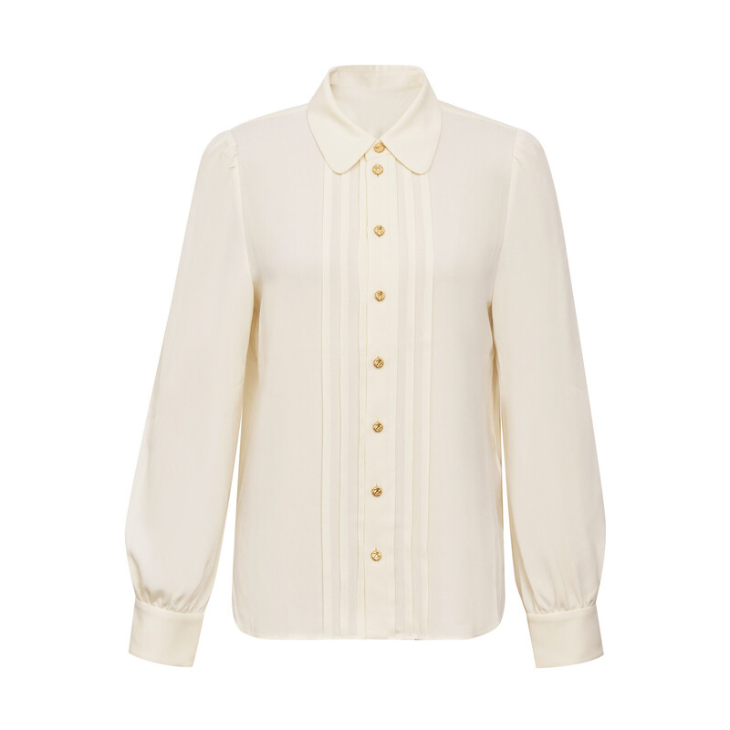 Рубашка Deep Breath со складками, белый
Рубашка Deep Breath со складками, белый