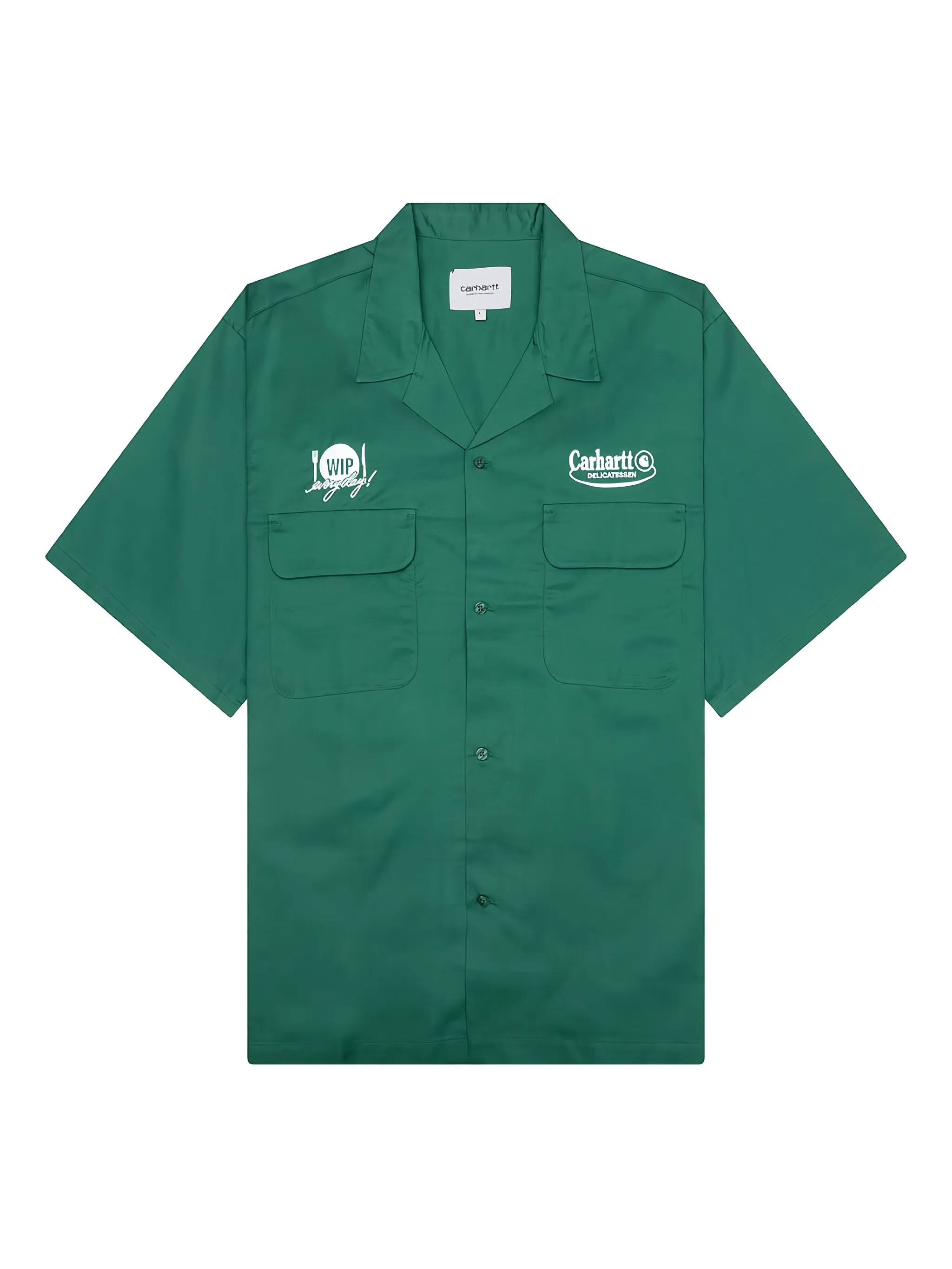 Рубашка Deli с вышивкой Carhartt Wip, зеленый
Рубашка Deli с вышивкой Carhartt Wip, зеленый