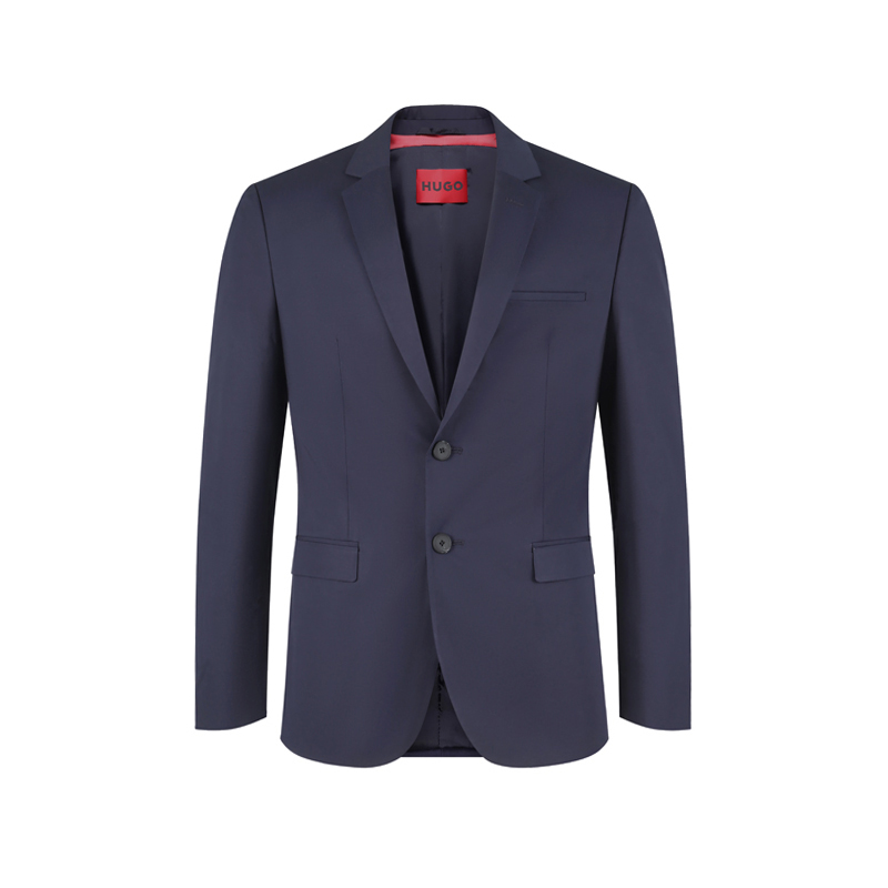 HUGO BOSS Мужской синий пиджак для делового костюма, Marine Blue 
HUGO BOSS Мужской синий пиджак для делового костюма, Marine Blue