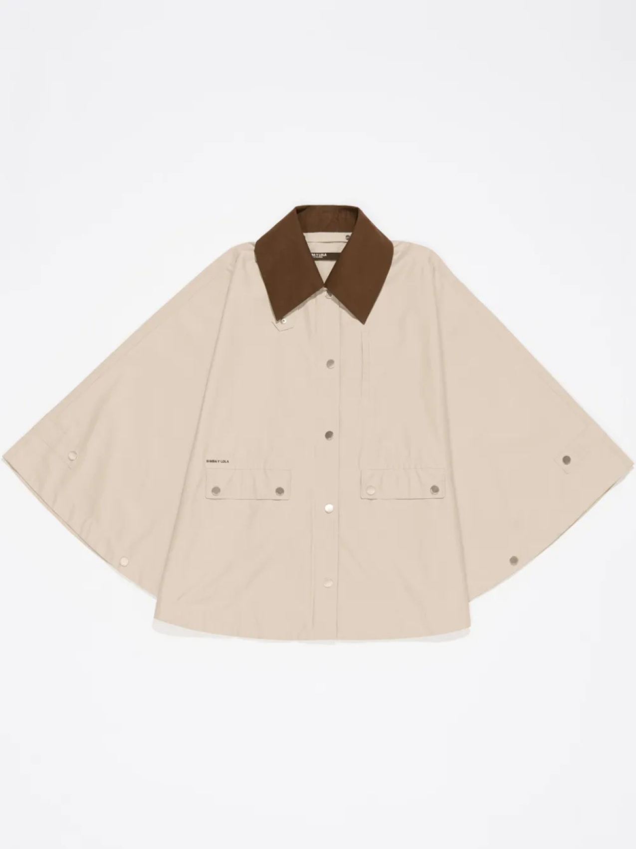 Накидка со съемным воротником Bimba y Lola, нейтральный
Накидка со съемным воротником Bimba y Lola, нейтральный