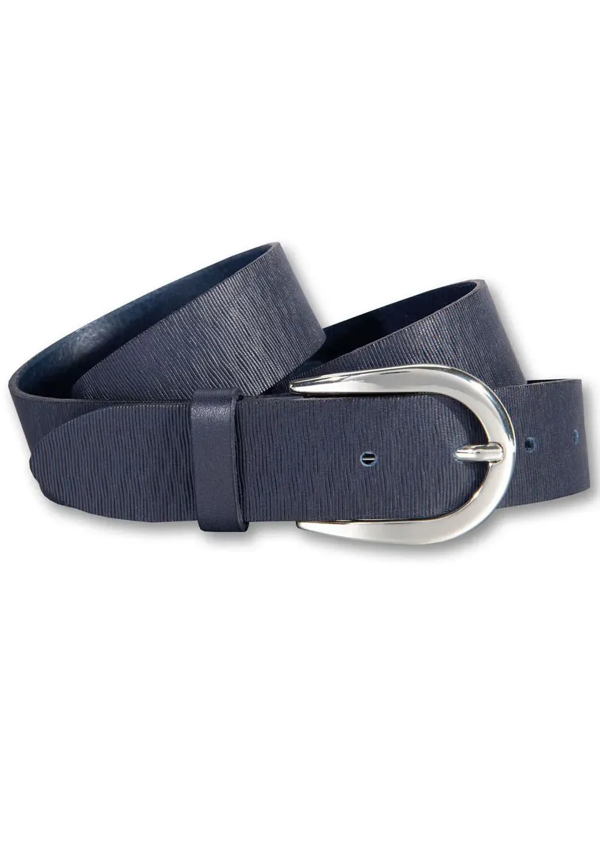 Кожаный ремень Silbergift с штриховкой и серебряной застежкой в виде подковы, цвет морской волны
Кожаный ремень Silbergift с штриховкой и серебряной застежкой в виде подковы, цвет морской волны