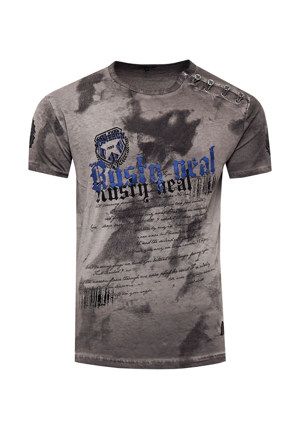 Футболка с великолепным дизайном в стиле батик RUSTY NEAL, антарцитовый
Футболка с великолепным дизайном в стиле батик RUSTY NEAL, антарцитовый