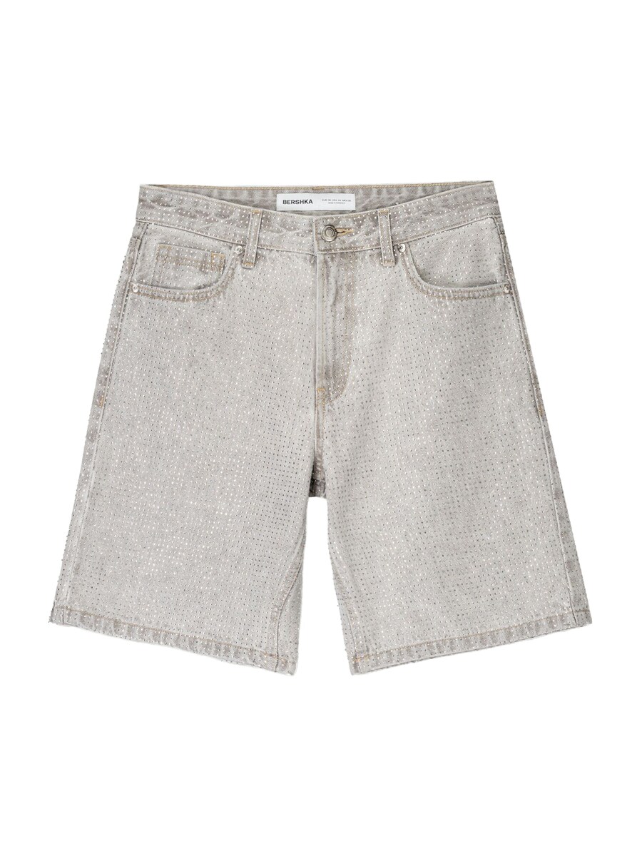 Джинсы свободного кроя Bershka, серый деним
Джинсы свободного кроя Bershka, серый деним