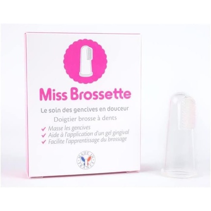 Силиконовая зубная щетка на палец Miss Brossette Soft Machouyou
Силиконовая зубная щетка на палец Miss Brossette Soft Machouyou