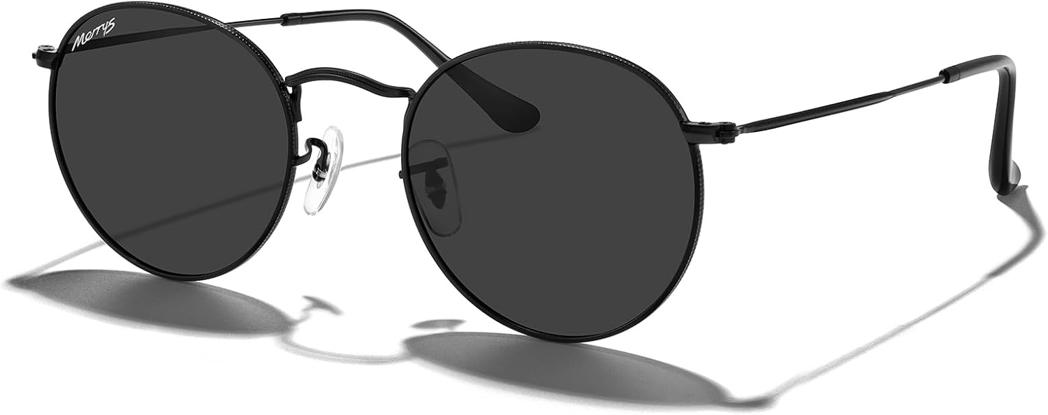Модные круглые металлические поляризованные солнцезащитные очки MERRY для женщин и мужчин в стиле ретро, классика и винтаж, модель S6447 MERRY'S, Black Frame/Black Lens
Модные круглые металлические поляризованные солнцезащитные очки MERRY для женщин и мужчин в стиле ретро, классика и винтаж, модель S6447 MERRY'S, Black Frame/Black Lens