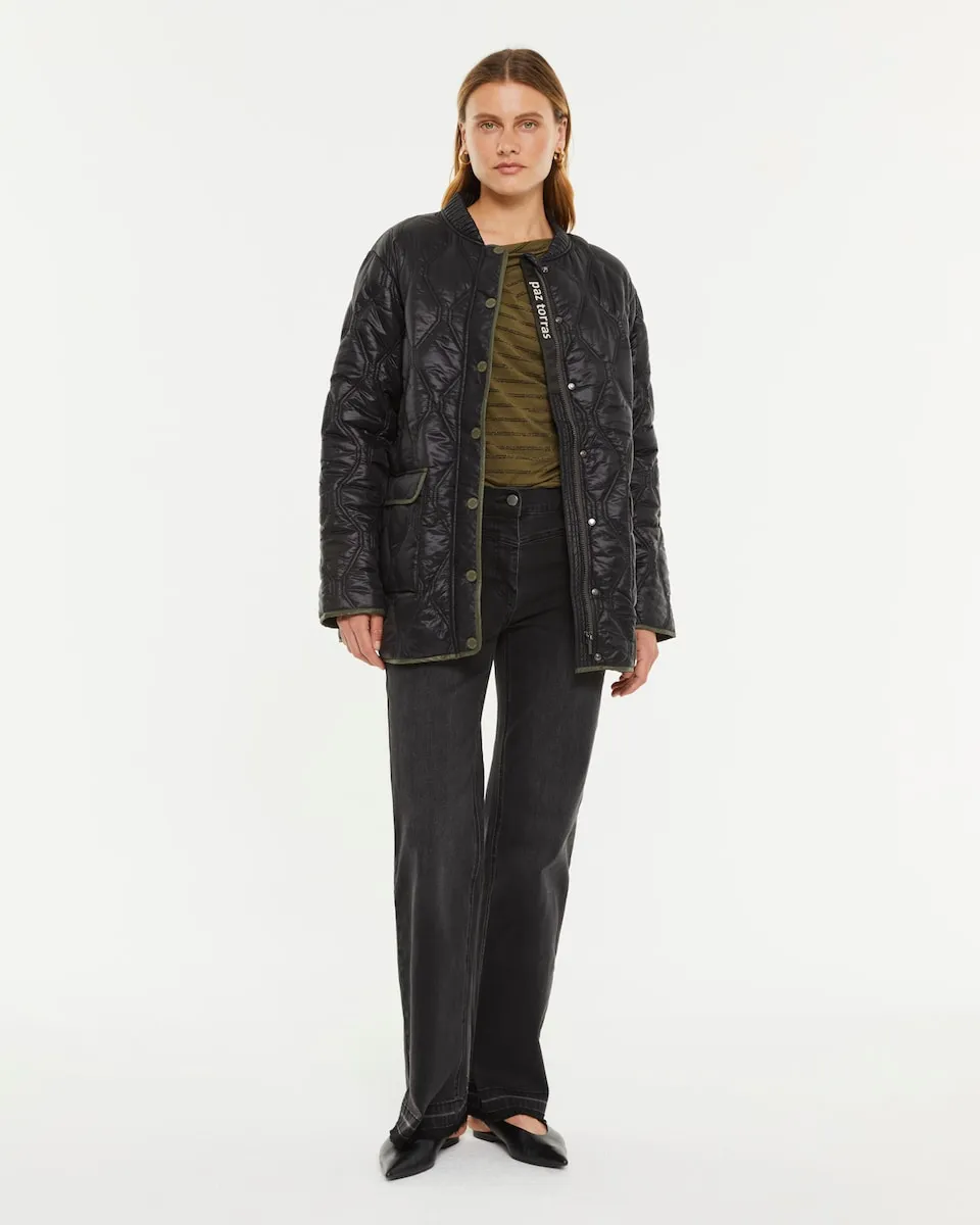 Женская стеганая парка с накладными карманами Paz Torras, черный
Женская стеганая парка с накладными карманами Paz Torras, черный